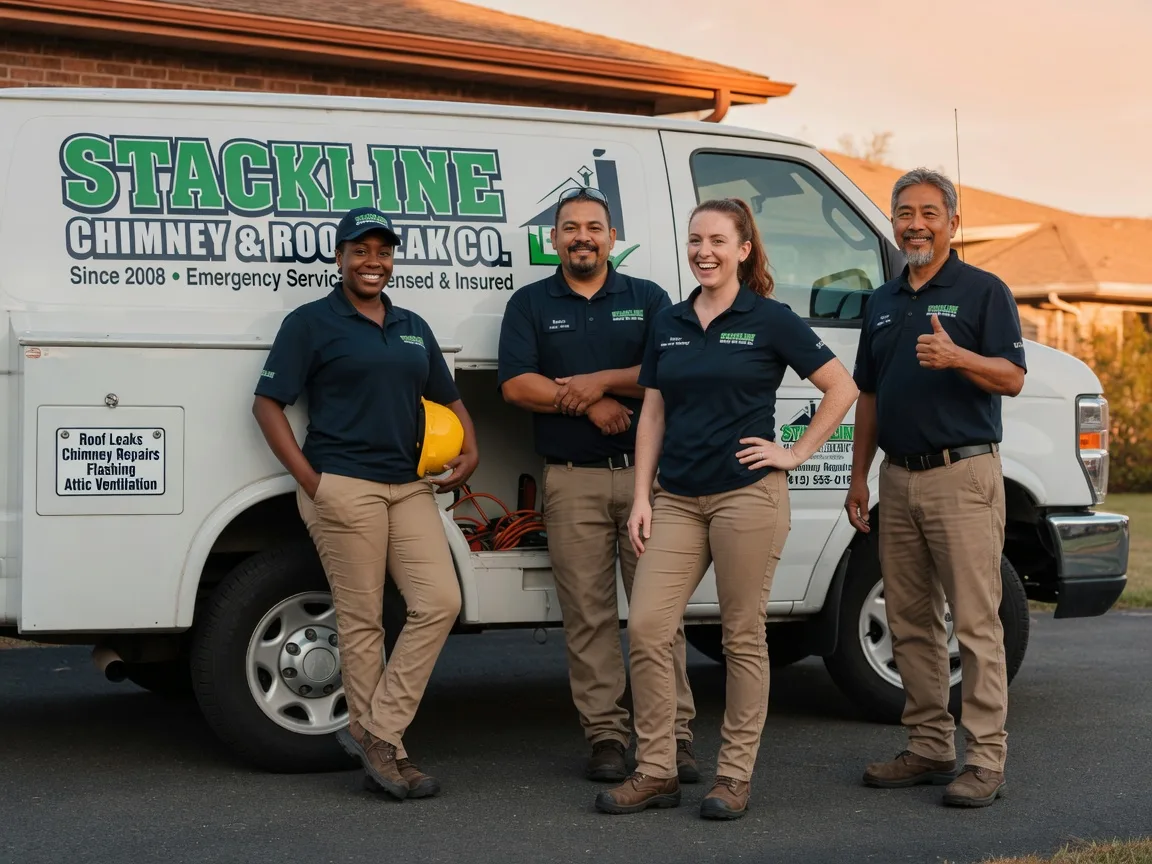 Chimney flashing repair company in White Castle, LA
